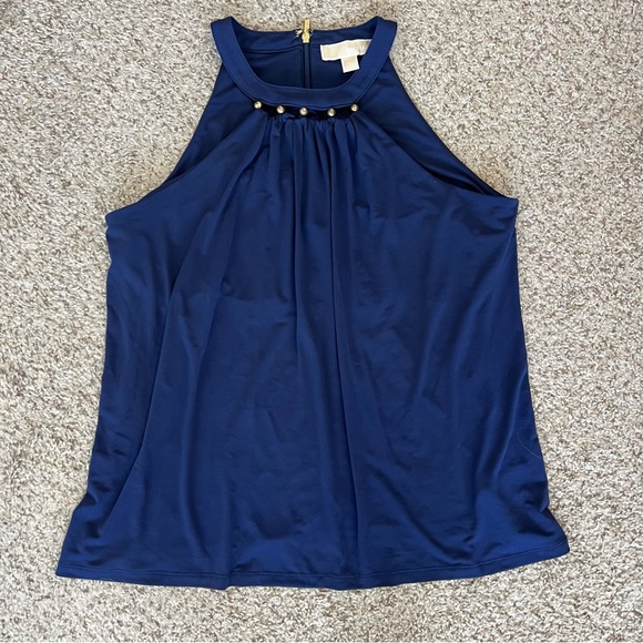 Michael Kors Blue Blouse - Picture 1 of 4